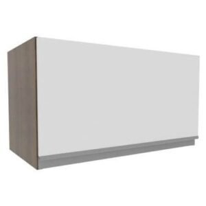 Armário Aéreo Madesa Glamy 60 Cm 1 Porta Basculante Rustic/Branco Marrom