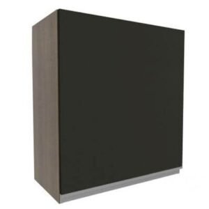 Armário Aéreo Madesa Glamy 60 Cm 1 Porta Rustic/Preto Marrom