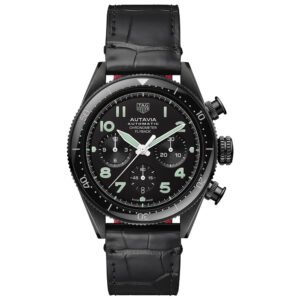 Relógio Tag Heuer Autavia Masculino Couro Preto CBE511C.FC8280