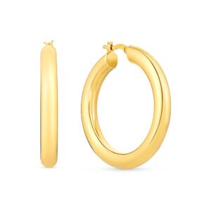Argola Ouro Amarelo 3,6 cm