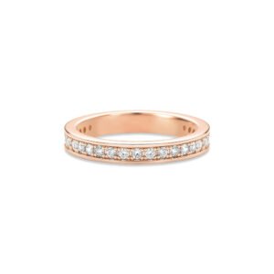 Anel Life Glam Liga Rosé Cravejado
