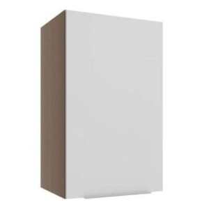 Armário Aéreo Madesa Stella 40 Cm 1 Porta Rustic/Branco Marrom
