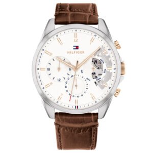 Relógio Tommy Hilfiger Masculino Couro Marrom 1710450