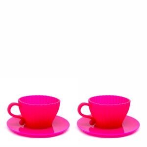 Jogo Com 2 Xícaras Para Cupcake Silicone Culinário - Prana