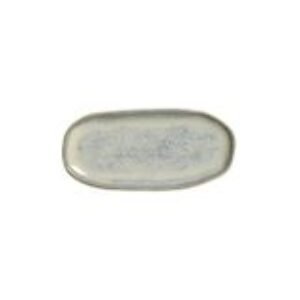 CONJUNTO C/ 4 TRAVESSAS OVAL RASA MINI ORGÂNICO GREEN GRANITE 16,5x8 CM