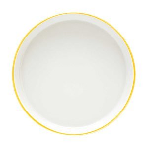 Conjunto De 4 Pratos Fundos 22,5 Cm Empilhável Elo Abacaxi