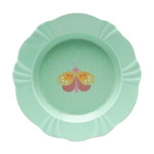 Conjunto De 6 Pratos Fundos 24 Cm Soleil Mariposas