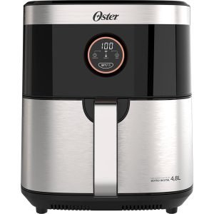 Fritadeira Sem Óleo 2 Em 1 Black Inox 4,8L Oster