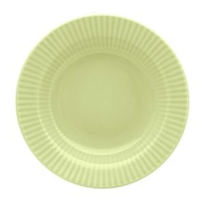 Conjunto De 6 Pratos Fundos 21,5 Cm Canelé Verde