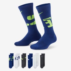 Meia Nike Everyday (6 pares) Infantil