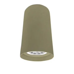 Plafon Sobrepor Aluminio Dourado Lisse Ii 8cm