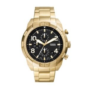 Relógio Fossil Masculino Bronson Dourado - FS5877/1PN