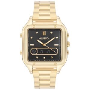 Relógio Euro Feminino Fashion Fit Sporty Dourado - EUBJ3890AAT/4P