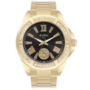Relógio Euro Feminino Big Case Dourado - EU2115AP/4P