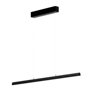 Pendente Led Touch Aluminio Preto 12w 3000k Strip