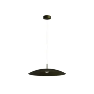 Pendente Led Aluminio 12W 60 3000K 60Cm Plato - CINZA ESVERDEADO
