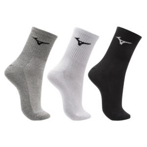 Meia Cano Médio Mizuno Basic - Pacote Com 3 Pares