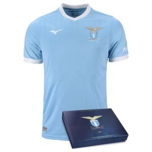 Camiseta de Futebol Mizuno Edição Especial Lazio Jersey P Azul