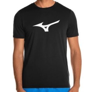 Camiseta de Corrida Masculina Mizuno Run Spark G Preto