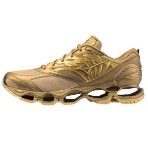 Tênis Mizuno Wave Prophecy Ls Shinzo 37 Dourado