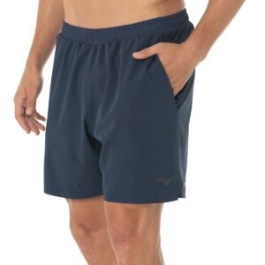 Shorts de Corrida Masculino Mizuno 2x1 High 2 P Azul