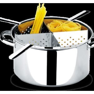 Espagueteira de Inox 4 Divisões Linha Savoy Brinox - Aço Inoxidável