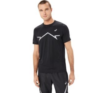 Camiseta ASICS - Masculina - Preta e Branca