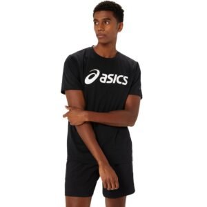 Camiseta ASICS - Masculina - Preta com Branco