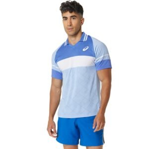Camiseta ASICS Match Actibreeze™ - Masculina - Azul com Branco