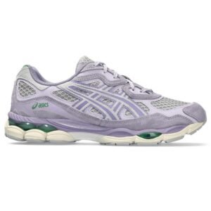 Tênis ASICS GEL-NYC - Unissex - Lilás e Cinza com Creme e Verde