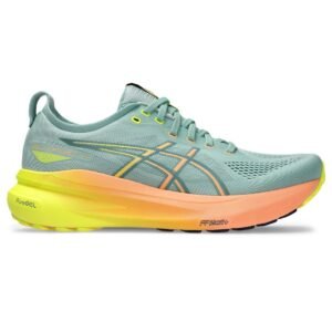 Tênis ASICS GEL-Kayano 31 Paris - Masculino - Verde com Laranja