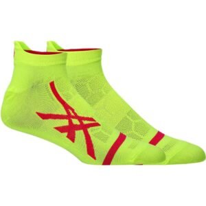 Meia ASICS - Unissex - Verde com Vermelho