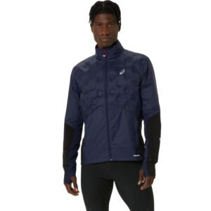 Jaqueta ASICS - Masculino - Azul Marinho com Preto