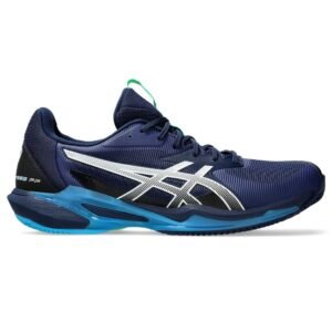 Tênis ASICS Solution Speed FF 3 Clay - Masculino - Azul Marinho com Azul
