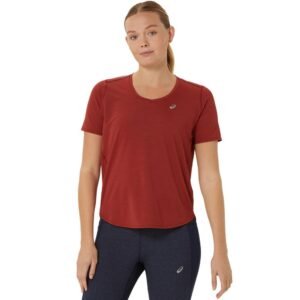 Camiseta ASICS Road™ - Feminino - Vermelho
