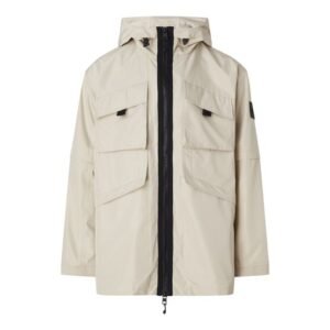 Jaqueta Masculina Calvin Klein Jeans Zíper Capuz e Bolsos - Areia Jaqueta Masculina Calvin Klein Jeans Zíper Capuz e Bolsos Areia p