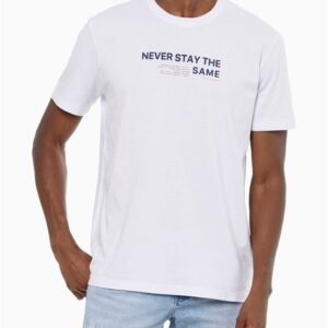 Camiseta Masculina Never Stay The Same Calvin Klein Jeans - Branco Camiseta Masculina Never Stay The Same Calvin Klein Jeans Branco Pp