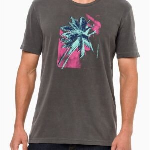 Camiseta Manga Curta Masculina Palm Tree Colors Calvin Klein Jeans - Chumbo Camiseta Manga Curta Masculina Palm Tree Colors Calvin Klein Jeans Chumbo Pp