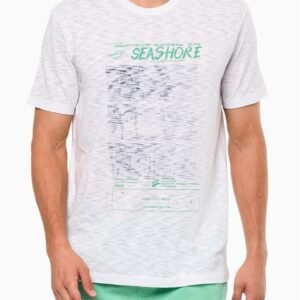 Camiseta Manga Curta Masculina Seashore Calvin Klein Jeans - Branco Camiseta Manga Curta Masculina Seashore Calvin Klein Jeans Branco p