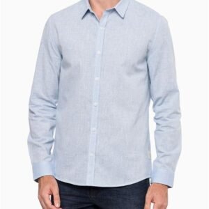 Camisa Masculina Atenas Slim Calvin Klein Jeans - Indigo Camisa Masculina Atenas Slim Calvin Klein Jeans Indigo Ggg