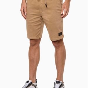 Bermuda Masculina Color Moletom Calvin Klein Jeans - Caqui Medio Bermuda Masculina Color Moletom Calvin Klein Jeans Caqui Medio 48