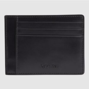 Porta Cartão Masculino em Couro Calvin Klein - Preto Porta Cartão Masculino em Couro Calvin Klein Preto u