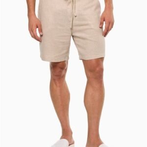 Bermuda Masculina Cadarço Calvin Klein Jeans - Off White Bermuda Masculina Cadarço Calvin Klein Jeans Off White 50