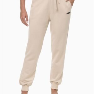 Calça Feminina Jogger Modern Graphic Calvin Klein Loungewear - Areia Calça Feminina Jogger Modern Graphic Calvin Klein Loungewear Areia Gg