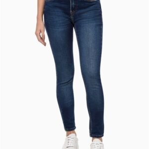 Calça Jeans Feminina Skinny Moletom Calvin Klein - Marinho Calça Jeans Feminina Skinny Moletom Calvin Klein Marinho 36