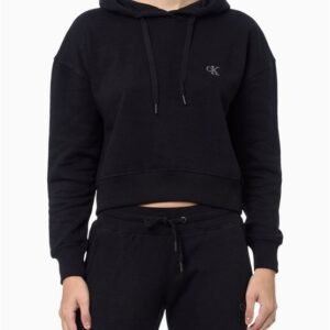 Casaco Feminino Circular Felpado Reissue Calvin Klein Jeans - Preto Casaco Feminino Circular Felpado Reissue Calvin Klein Jeans Preto p