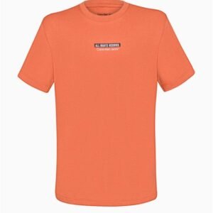 Camiseta Menino Manga Curta Copyright Calvin Klein Jeans - Ferrugem Camiseta Menino Manga Curta Copyright Calvin Klein Jeans Ferrugem 10