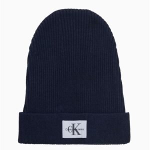 Gorro Masculino Etiqueta Calvin Klein Jeans - Marinho Gorro Masculino Etiqueta Calvin Klein Jeans Marinho u