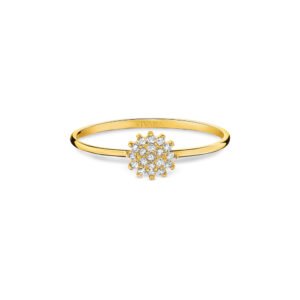 Anel Margie em Ouro Amarelo 18k com Topázios