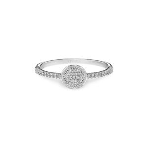 Anel Glow em Ouro Branco 18k com Diamantes